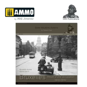   DH-WH001 Brussels During World War II 1940-1944 (Angol nyelvű könyv)