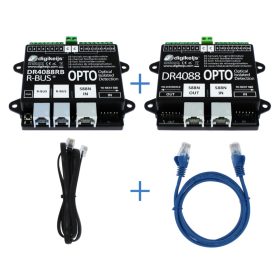   DIGIKEIJS DR4088RB-OPTO_BOX Starter Kit 32 visszajelentési pont, R-Bus/S88N