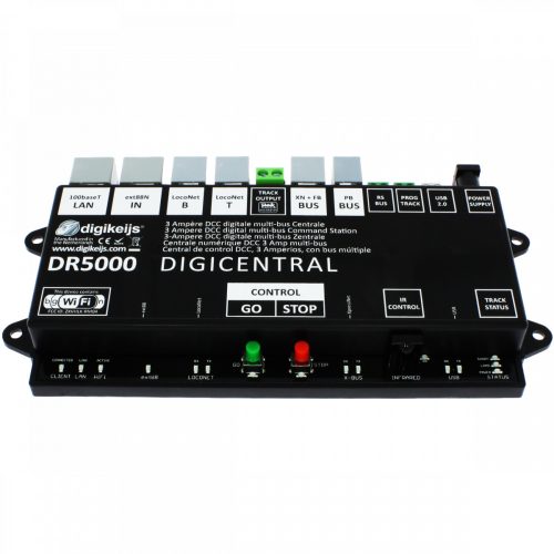 Digikeijs DR5000-NPS DIGICENTRAL Multibus Central (WiFi, LAN, LocoNet, XR-Bus, Booster-bus, RS)