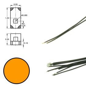 DIGIKEIJS DR60092 Vezetékes LED, 5 db - narancs