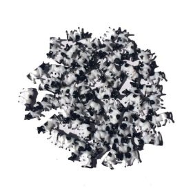 DIGIKEIJS DR60155-N Tehenek, fekete-fehér, 50 db (N)