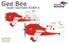 DORAWINGS 14402 Gee Bee Super Sportster R1&R-2 (2 in 1) 1/144 repülőgép makett