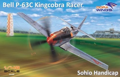 DORAWINGS 48007 Bell P-63C Kingcobra Racer Sohio Handicap 1/48 repülőgép makett