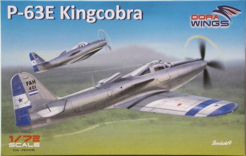DORAWINGS 72005 Bell P-63E-1-BE Kingcobra 1/72 repülőgép makett