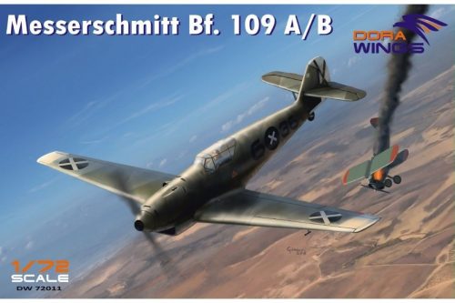 DORAWINGS 72011 Messerschmitt Bf-109 A/B Legion Condor 1/72 repülőgép makett