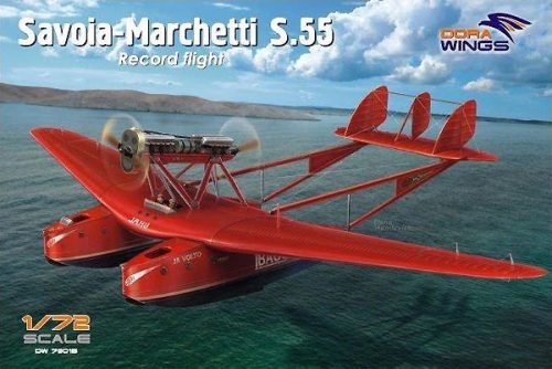 DORAWINGS 72015 Savoia-Marchetti S.55 Record flights 1/72 repülőgép makett
