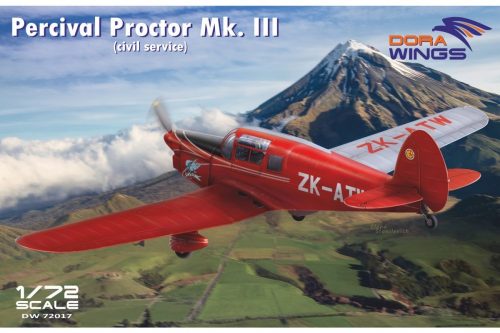 DORAWINGS 72017 Percival Proctor Mk.III (civil registration) 1/72 repülőgép makett