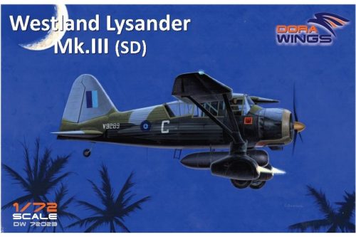 DORAWINGS 72023 Westland Lysander Mk.III (SD) 1/72 repülőgép makett