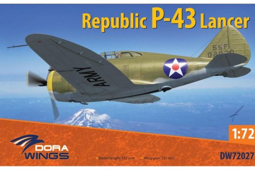 DORAWINGS 72027 Republic P-43 Lancer 1/72 repülőgép makett