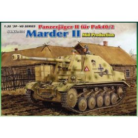   Dragon 6423 Marder II, Panzerjäger II für Pak 40/2, Sd.Kfz.131, Mid Production 1/35 harckocsi makett