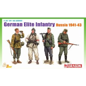   Dragon 6707 Német elit gyalogság, Oroszország 1941-43 1/35 figura makett