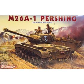 Dragon 6801 M26A-1 Pershing 1/35 harckocsi makett