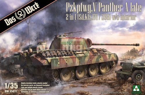 DW35011 Pzkpfwg. V Panther A late 2 in 1 (Sd.Kfz.171/268) makett