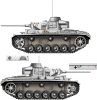 Das Werk DW16002 Panzer III Ausf. J 3in1  (1/16)