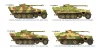 Das Werk DW16022 German Sd.Kfz.251/22 Ausf.D "Pakwagen" (1/16) harcjármű makett