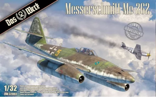 Das Werk DW32003 Messerschmitt Me 262 (1/32) repülőgép makett