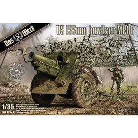   Das Werk DW35023 US 155mm Howitzer M1918 (1/35) löveg makett
