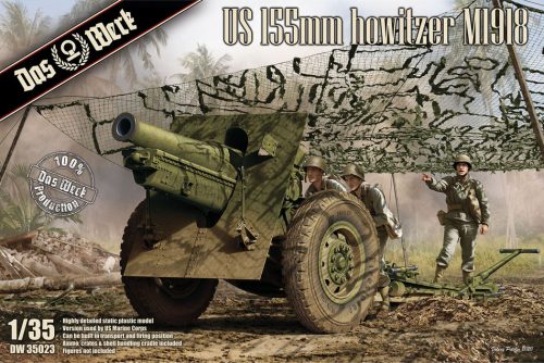 Das Werk DW35023 US 155mm Howitzer M1918 (1/35)