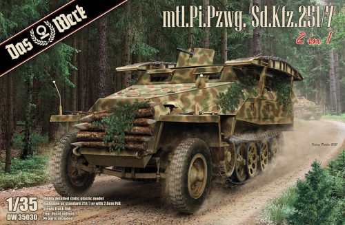 Das Werk DW35030 DW35030 Mtl. Pi.Pzwg. Sd.Kfz.251/7 Ausf.D (2 in 1) (1/35)