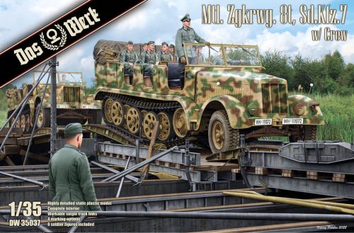 Das Werk DW35037 Sd.Kfz.7 - mtl. Zgkrwg. 8t w/Crew (1/35)