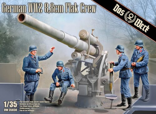 Das Werk DW35038 German WW2 8.8 cm Flak Crew (1/35)