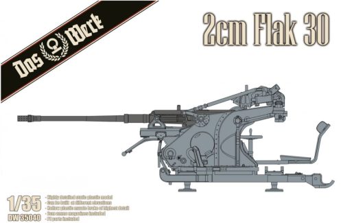 Das Werk DW35040 2cm Flak 30 (1/35)