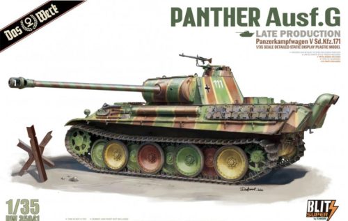 Das Werk DW35041 German Panther Ausf.G Late Production early 1/35 harckocsi makett