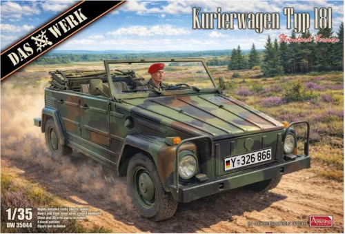 Das Werk DW35044 German Kurierwagen 181 Standard Version 1/35 harcjármű makett