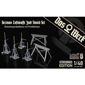   Das Werk DW48001 Luftwaffe Jack Stand Set with Saw Horses - Standard Edition 1/48 dioráma kiegészítő