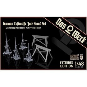   Das Werk DW48002 Luftwaffe Jack Stand Set with Saw Horses - Extended Edition 1/48 dioráma kiegészítő