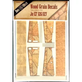  Das Werk DWA007 Wood Grain Decals for Ju EF-126/ 127 - DW32001 1/32 matrica készlet
