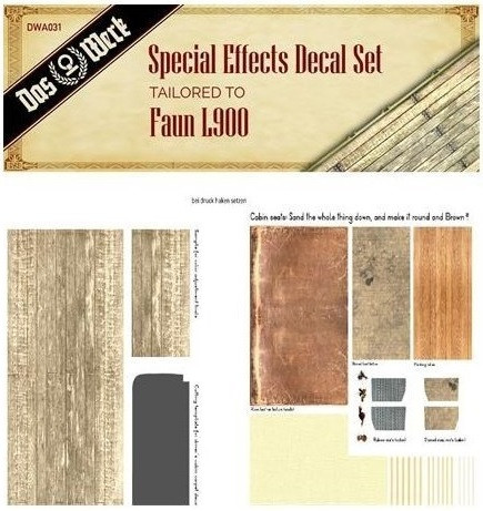 Das Werk DWA031 Special Effects Decal Set for Faun L900 (1/35)