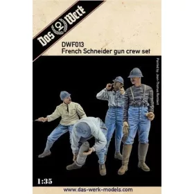   Das Werk DWF013 155mm French Schneider gun crew 1/35 figura makett