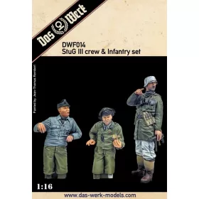   Das Werk DWF014 German StuG III Crew & Infantry Set (DW16003) 1/16 figura makett
