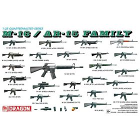 Dragon 3801 US M-16/AR-15 Family 1/35 makett