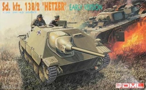 Dragon 6030 German Sd.Kfz.138/2 Hetzer, Early version 1/35 harckocsi makett
