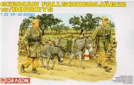 Dragon_6077 GERMAN FALLSCHIRMJAGER w/DONKEYS (1/35)