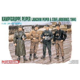   Dragon 6088 Kampfgruppe Peiper (Joachim Peiper & Staff Ardennes 1944) 1/35 figura makett