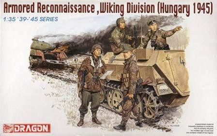Dragon 6131 Armored Reconnaissance, Wiking Division (Hungary 1945) 1/35 figura makett