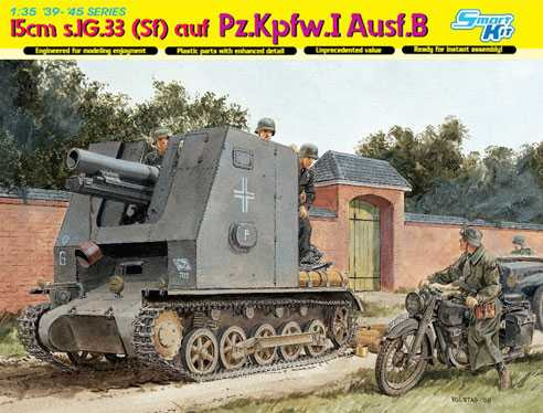 Dragon 6259  15cm s.IG.33 (Sf) AUF Pz.Kpfw.I Ausf.B (SMART KIT) (1/35)