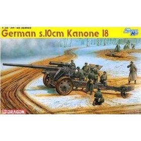 Dragon 6411  GERMAN s 10cm KANONE 18 (1/35)