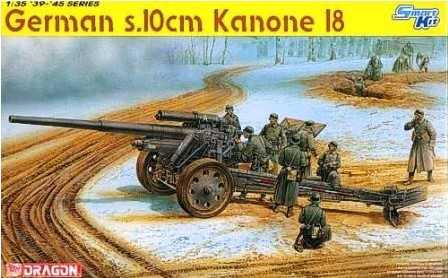 Dragon 6411  GERMAN s 10cm KANONE 18 (1/35)