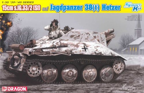 Dragon 6489  15cm s.IG.33/2(Sf) auf Jagdpanzer 38(t) Hetzer (Smart Kit) (1/35)