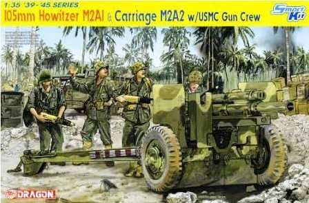 Dragon 6531  105mm HOWITZER M2A1 & CARRIAGE M2A2 (1/35)