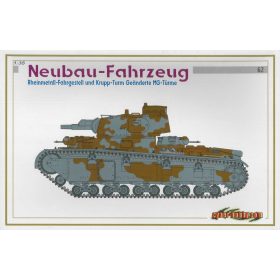   Dragon 6666  NEUBAU FAHRZEUG RHEINMETALL FAHRGESTELL UND KRUPP TRUM GEÄNDERTE MG TÜRME (1/35)