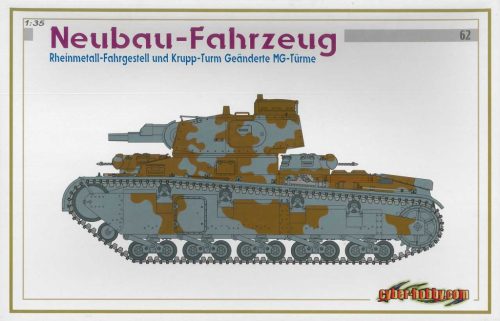 Dragon 6666  NEUBAU FAHRZEUG RHEINMETALL FAHRGESTELL UND KRUPP TRUM GEÄNDERTE MG TÜRME (1/35)