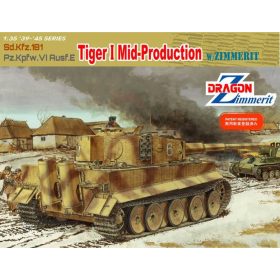 Dragon 6700  TIGER I MID PRODUCTION W/ZIMMERIT (1/35)