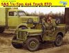 Dragon 6725 SAS 1/4-Ton Truck ETO + 4 SAS 1/35 figura makett