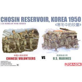   Dragon_6811 Chinese Volunteers vs U.S. Marines, Chosin Reservoir Korea 1950 (1/35)