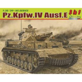   Dragon 6874 German Pz.Kpfw.IV Ausf.E (3 in 1) (1/35) harckocsi makett